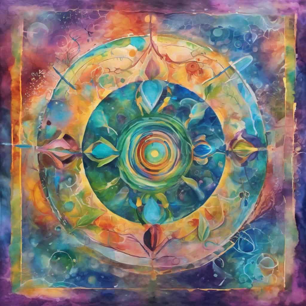 Άγκυρα ηρεμίας και διαυγούς μυαλού με ζωγραφική εμπνευσμένη από την ηρεμία.